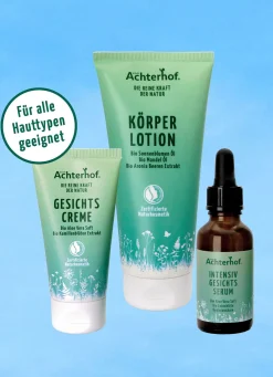 Online BADER Hochwertiges Naturkosmetik-Pflege-Set, 3-teilig weiß-türkis
