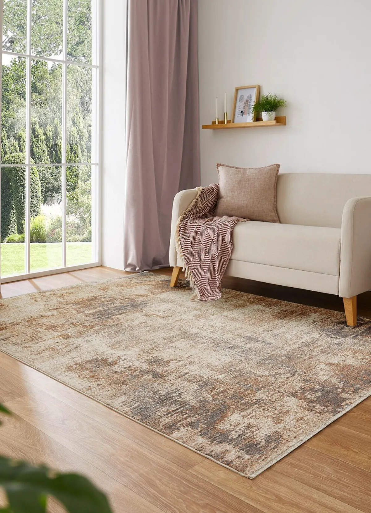 Clearance BADER Hochwertig verarbeitete Teppiche mit Rückseite aus 100% Baumwolle MULTICOLOR