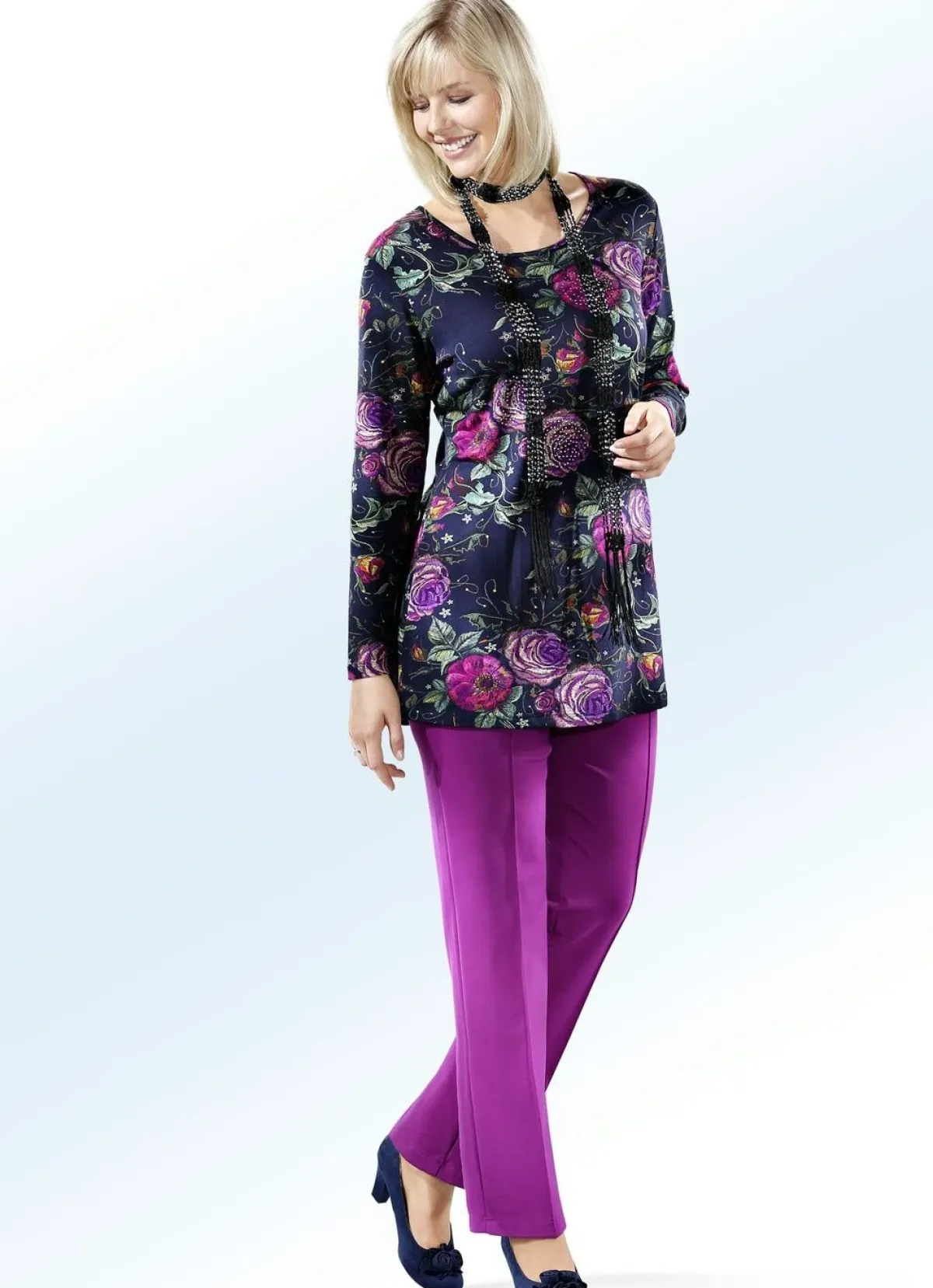 Best KLAUS MODELLE MADE IN GERMANY Hose FUCHSIA