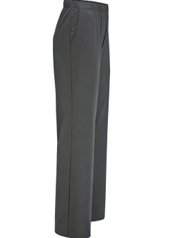 Hot KLAUS MODELLE MADE IN GERMANY Hose in modischer Weite ANTHRAZIT MELIERT