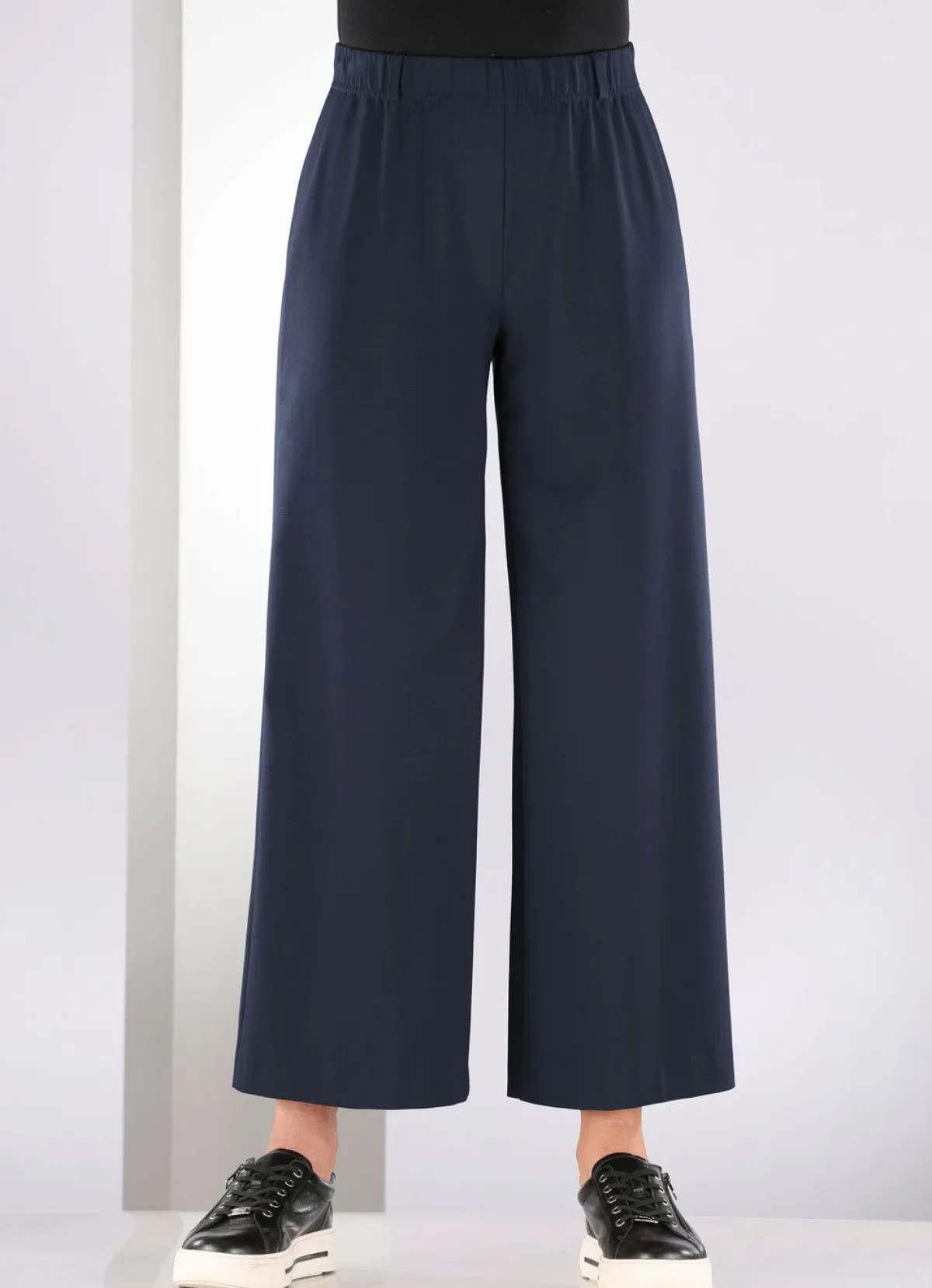 Discount KLAUS MODELLE MADE IN GERMANY Hose in aktueller Palazzo-Form MARINE