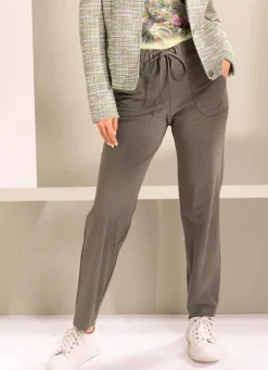 BADER Hose in angesagtem Jogpant-Stil KHAKI
