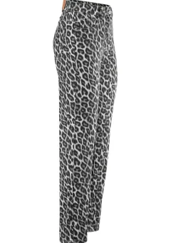 Hot BADER Hose in angesagter Leo-Dessinierung GRAU-SCHWARZ-ANTHRAZIT