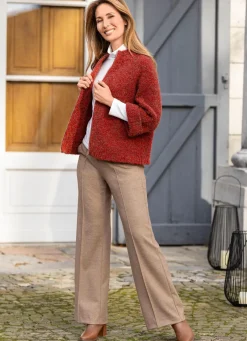 Sale ASCARI Hose in angesagter Marleneform CAMEL