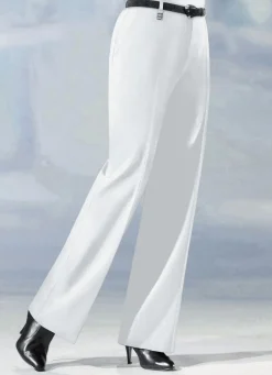 Discount BADER Hose in angesagter Marlene-Form WEISS