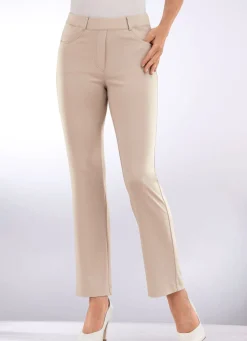 ASCARI Hose in attraktiver Beinweite BEIGE