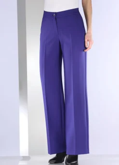 Outlet KLAUS MODELLE MADE IN GERMANY Hose in bequemer Weite ROYALBLAU