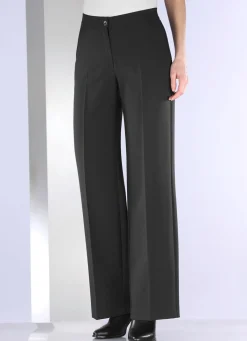 Discount KLAUS MODELLE MADE IN GERMANY Hose in bequemer Weite SCHWARZ