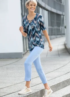 Hot BADER Hose in Knöchellänge HELLBLAU