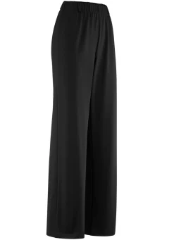 Sale BADER Hose in modischer Palazzo-Form SCHWARZ