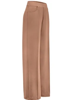 Sale BADER Hose in modischer Weite CAMEL