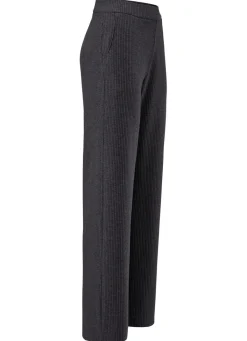 Clearance Stilschmiede Hose in Palazzo-Form ANTHRAZIT MELIERT