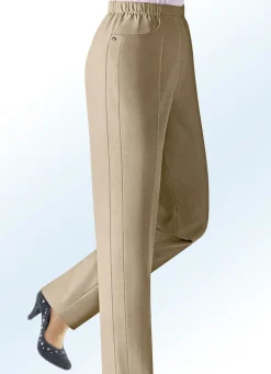 Discount KLAUS MODELLE MADE IN GERMANY Hose in Schlupfform BEIGE