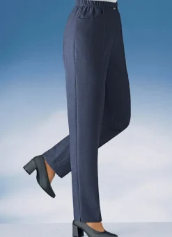 Discount KLAUS MODELLE MADE IN GERMANY Hose in Schlupfform in 10 Farben MARINE