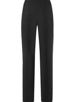 Clearance KLAUS MODELLE MADE IN GERMANY Hose mit angeschnittenem Bund SCHWARZ
