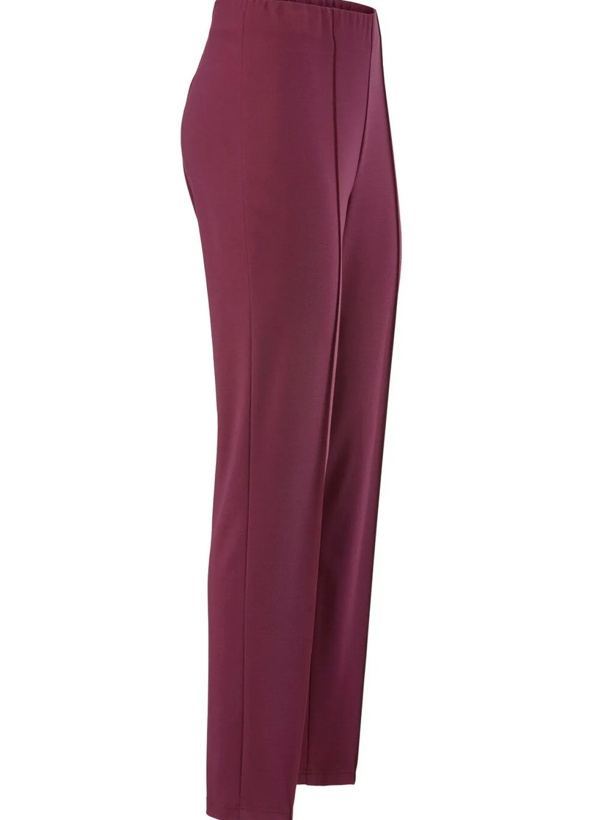 Best KLAUS MODELLE MADE IN GERMANY Hose mit angeschnittenem Bund BORDEAUX