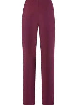 Best KLAUS MODELLE MADE IN GERMANY Hose mit angeschnittenem Bund BORDEAUX