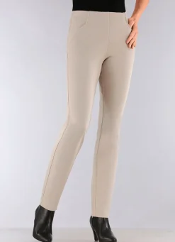 Hot BADER Hose mit angeschnittenem Bund SAND