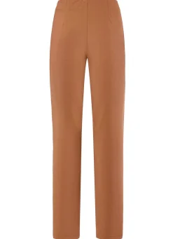 New KLAUS MODELLE MADE IN GERMANY Hose mit angeschnittenem Bund CAMEL