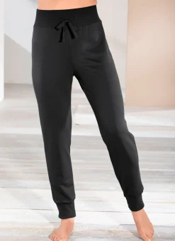 New BADER Hose mit breitem Dehnbund SCHWARZ