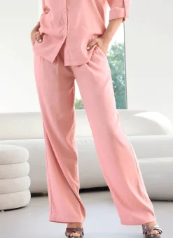Online Tizia Hose mit Bundfalten ROSÉ