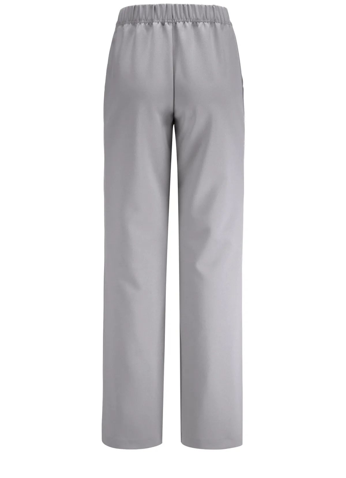 Discount BADER Hose mit Bundfalten in modischer Weite HELLGRAU