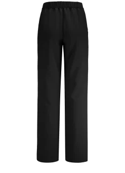 BADER Hose mit Bundfalten in modischer Weite SCHWARZ