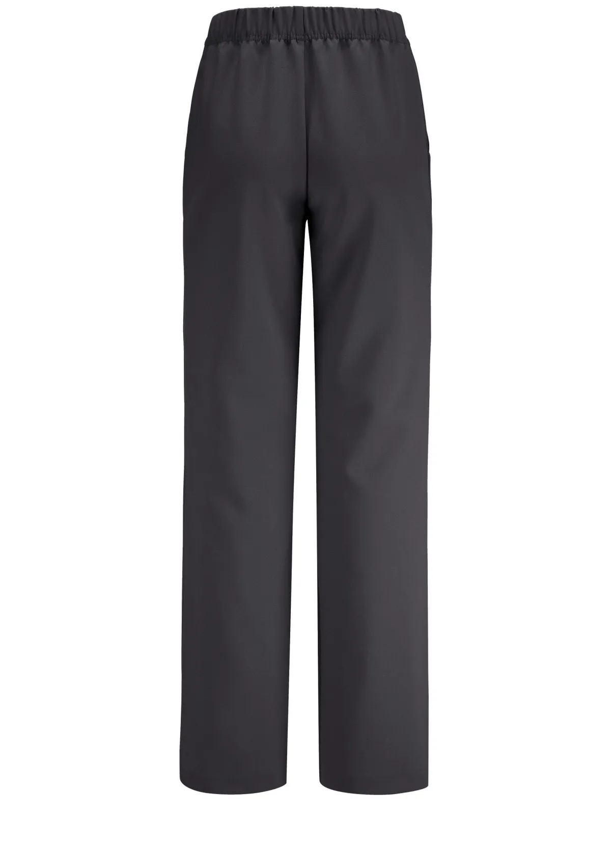 Outlet BADER Hose mit Bundfalten in modischer Weite DUNKELGRAU