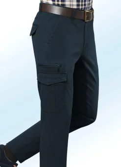 New BADER Hose mit Cargotaschen in 3 Farben MARINE