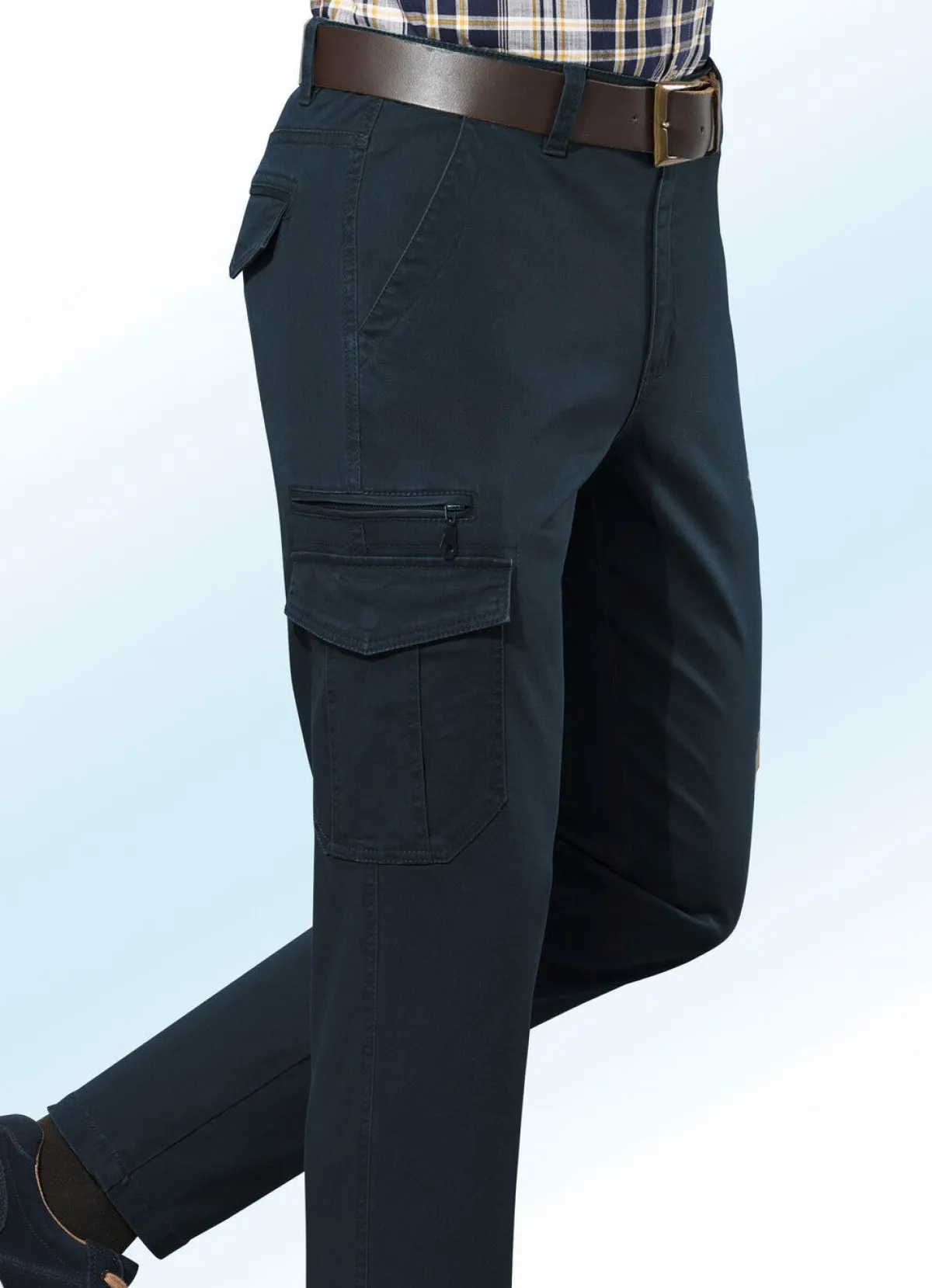 New BADER Hose mit Cargotaschen in 3 Farben MARINE