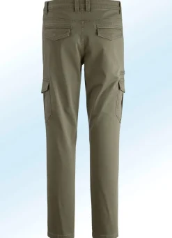 Outlet BADER Hose mit Cargotaschen in 3 Farben OLIV