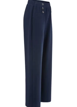 Clearance BADER Hose mit dekorativen Zierknöpfen MARINE