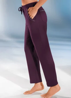 New BADER Hose mit dekorativer Nietenzier BEERE