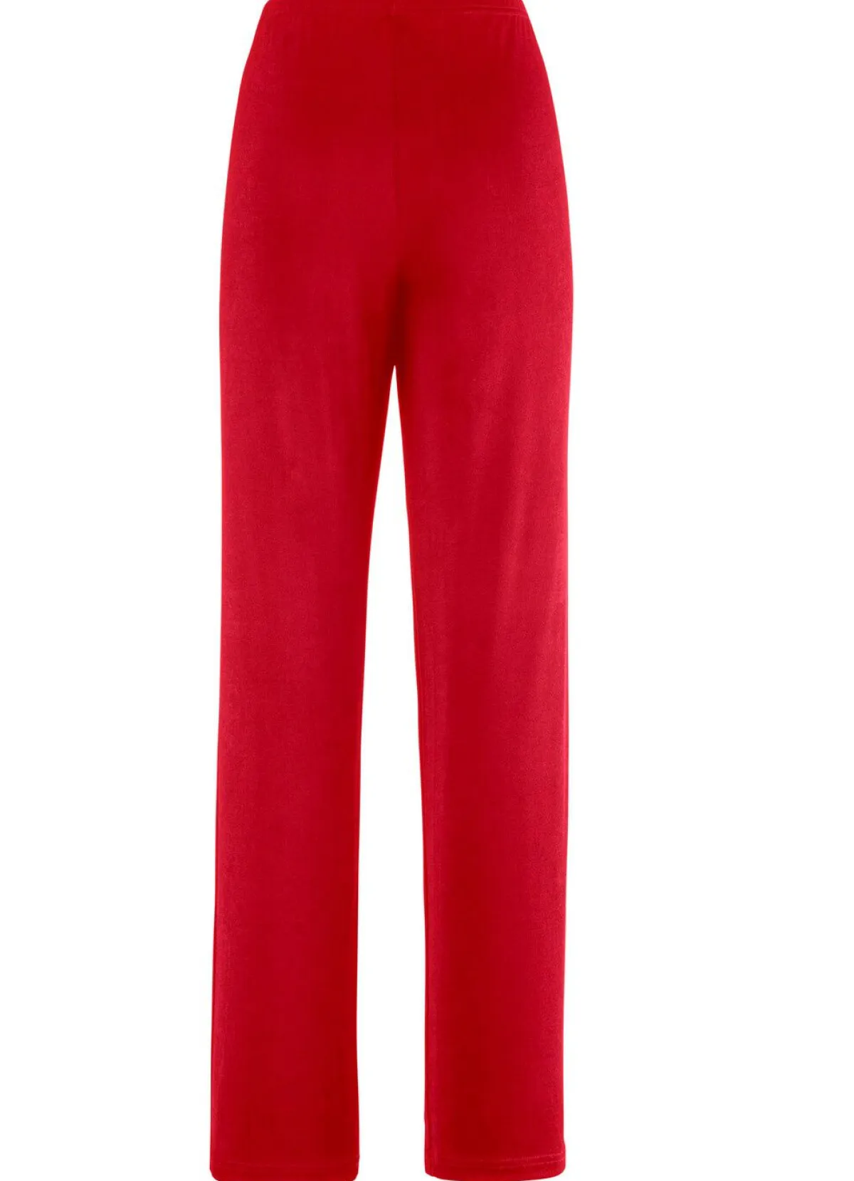 KLAUS MODELLE MADE IN GERMANY Hose mit edlem Glanz ROT