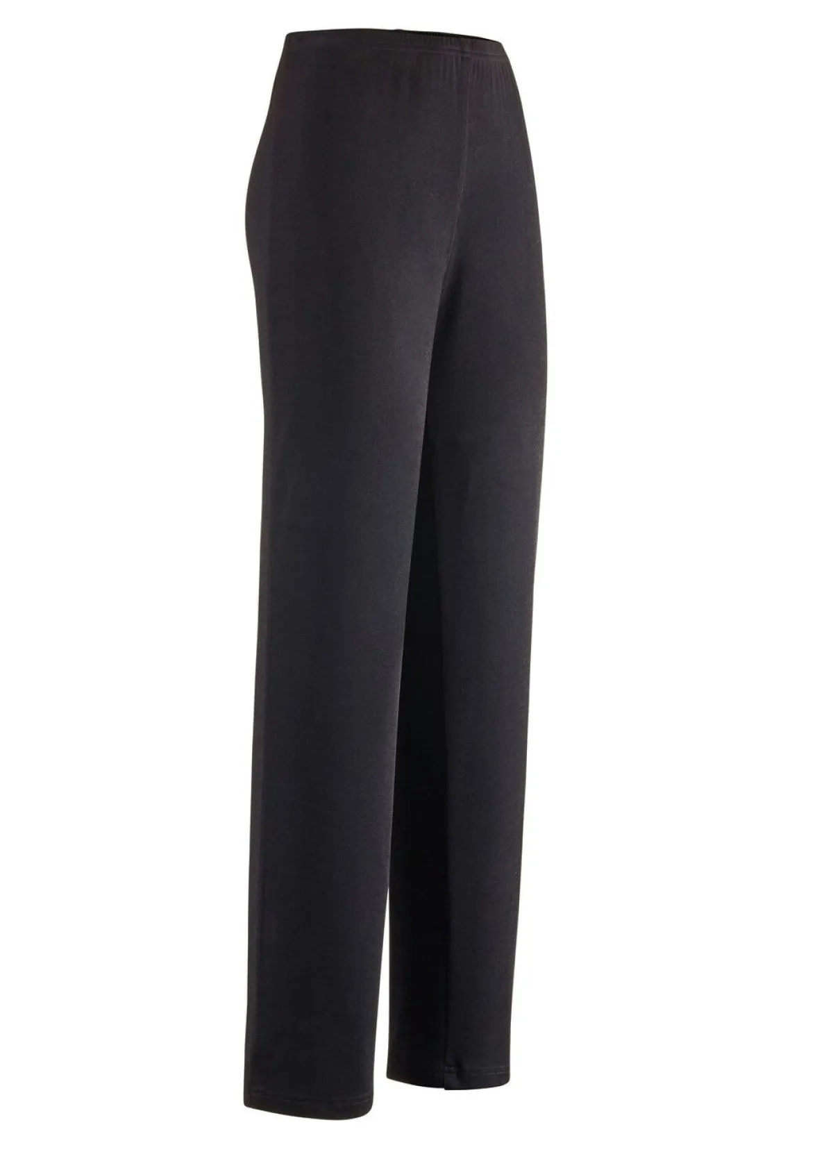Sale KLAUS MODELLE MADE IN GERMANY Hose mit edlem Glanz in Extra-Kurzgrößen SCHWARZ
