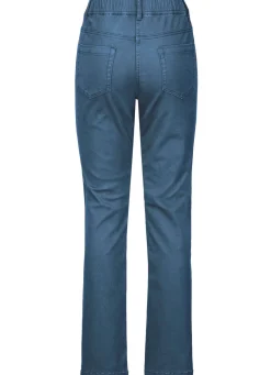 Clearance BADER Hose mit funkelnden Glitzersteinchen JEANSBLAU
