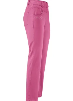 Sale BADER Hose mit funkelnden Glitzersteinchen FUCHSIA