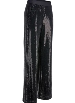 New Tizia Hose mit funkelnden Pailletten SCHWARZ
