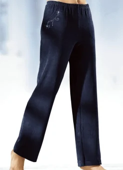 New BADER Hose mit hübscher Schmucksteinzier MARINE