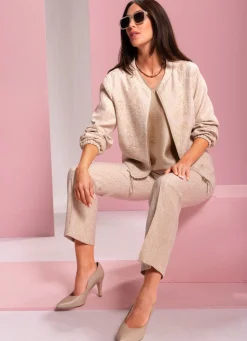 Clearance BADER Hose mit innenliegendem Gummibund CHAMPAGNER-BEIGE