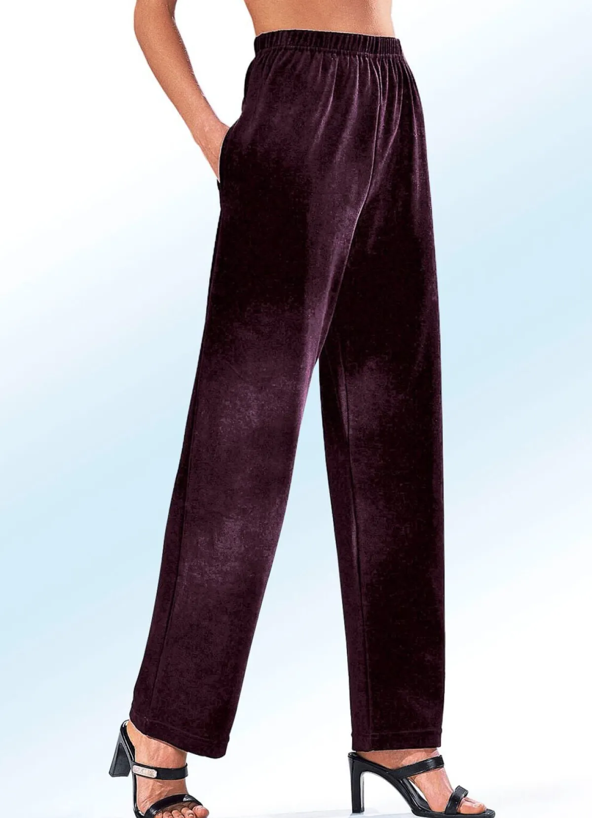 Discount BADER Hose mit komfortablem Dehnbund BROMBEERE