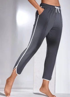 Sale LAURINA Hose mit Kontrastband ANTHRAZIT