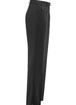 Best BADER Hose mit Reißverschlüssen an den Seitentaschen SCHWARZ
