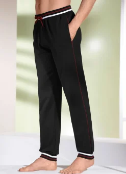 Best PLANTIER Hose mit Ripp-Bündchen SCHWARZ