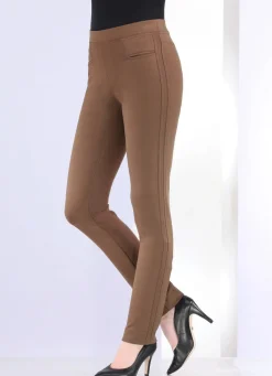 Outlet BADER Hose mit schmaler Beinweite BRAUN