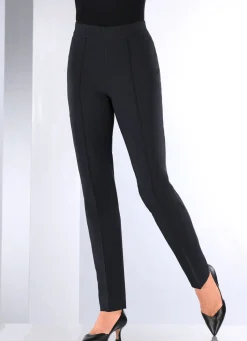 Clearance BADER Hose mit schmaler Fußweite SCHWARZ