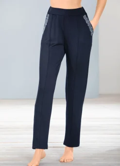 New BADER Hose mit Schmucksteinzier MARINE