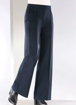Sale KLAUS MODELLE MADE IN GERMANY Hose mit streckenden Biesen MARINE