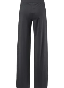 Hot KLAUS MODELLE MADE IN GERMANY Hose mit streckenden Biesen ANTHRAZIT MELIERT