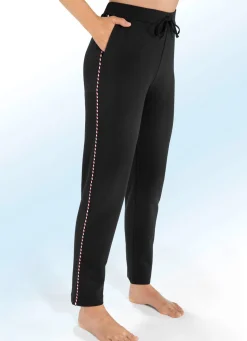 BADER Hose mit Tunnelzugband SCHWARZ